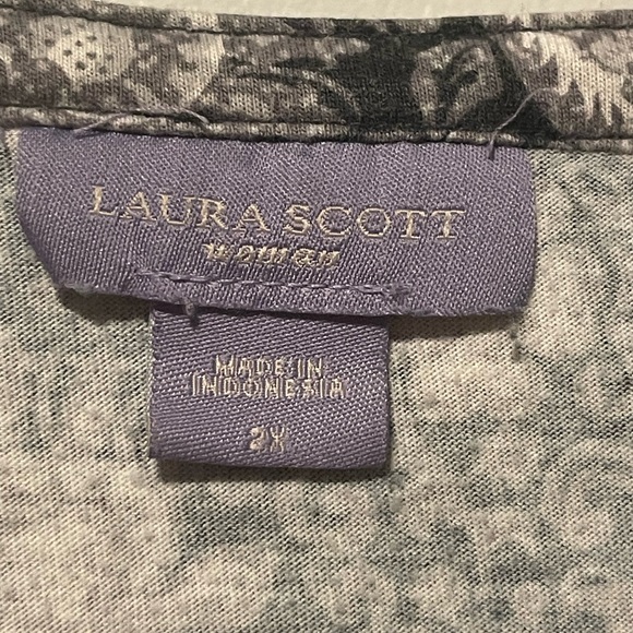Laura Scott Women’s Tunic Top Sz 2X - Picture 5 of 5
